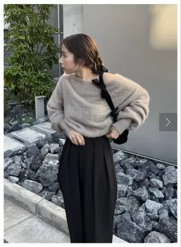 CAPRICIEUX LE'MAGE 2턱 와이드 팬츠 36 사이즈