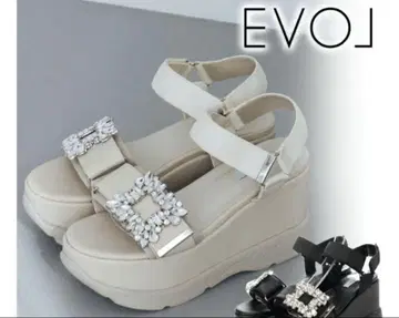 EVOL 이볼 통굽 버클 샌들 IW5366