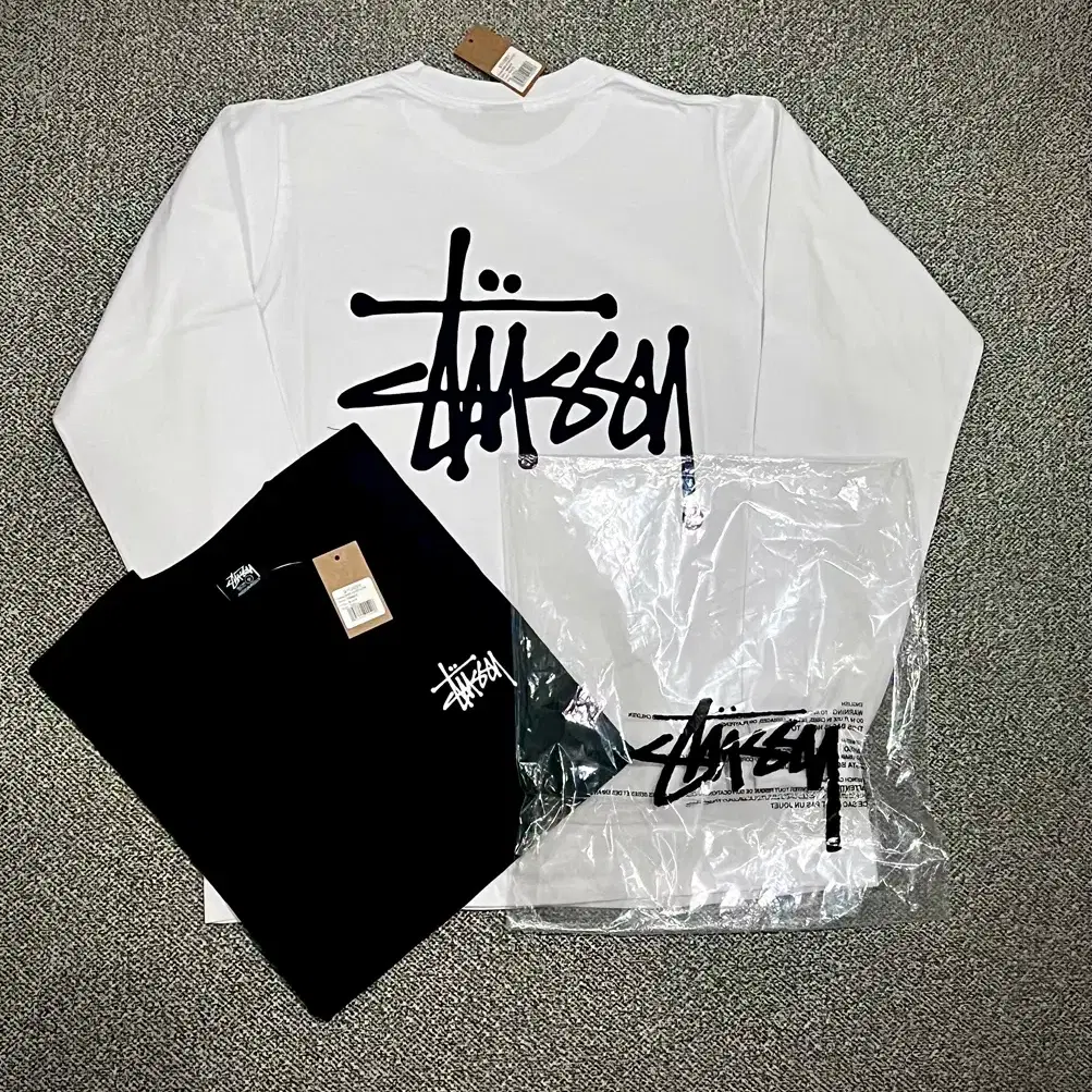 Genuine) New Stussy STUSSY Long Sleeve T-shirt Unisex