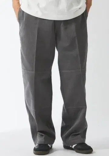 DICKIES 별주 '더블니 x 더블힙' 워크 팬츠 XL 그레이