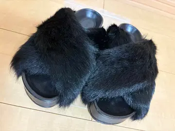 [ 새상품급 ] 질 샌더 크로스 퍼 샌들 23cm