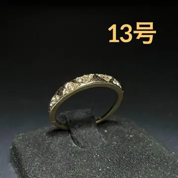 빈티지 패션 반지 골드 13호 다이아몬드풍 스톤