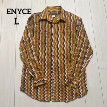 ENYCE 프린트 디자인 셔츠 L