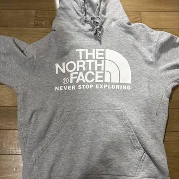 THE NORTH FACE 그레이 후드 부착 후드티