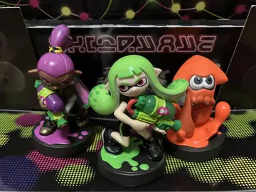 amiibo 라임 그린 걸 퍼플 보이 오렌지 오징어 (스프라툰)