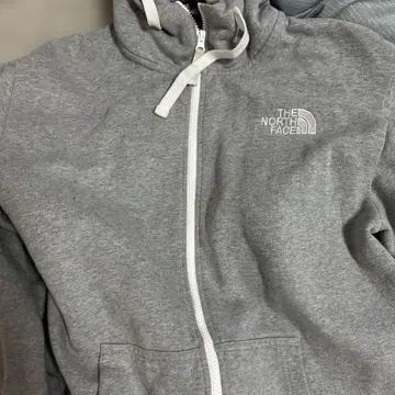 THE NORTH FACE 그레이 집업 후드티
