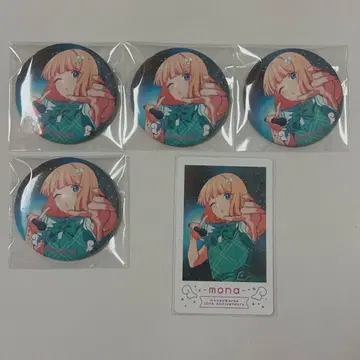 [ HoneyWorks ] 나루미 모나 mona 캔뱃지 팬서비스