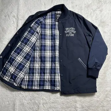 VAN JACKET 블루종 네이비 XL 퀼팅