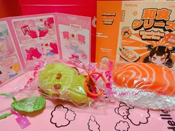 Mellojoy 스퀴즈 와쇼쿠 연어 타이야키 세트