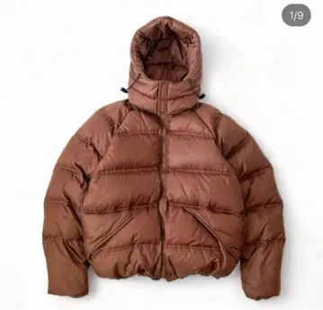 L.L.Bean 후드 부착 브라운 다운 자켓