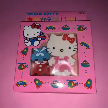 [ 초레어 쇼와 레트로 ] SANRIO 헬로키티 옷 갈아입히기 지케시