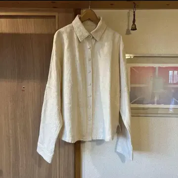 새상품급 usaato 의류 면 셔츠 자켓 아이보리 usaato 우사토