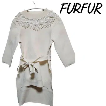 [ 새상품급 ] FURFUR 아이보리 니트 원피스