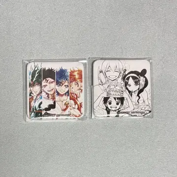 마기 알라딘 알리바바 모르지아나 주달 백룡 캔뱃지 특전 스퀘어