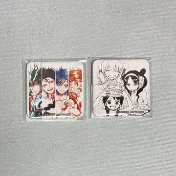 마기 알라딘 알리바바 모르지아나 주달 백룡 캔뱃지 특전 스퀘어