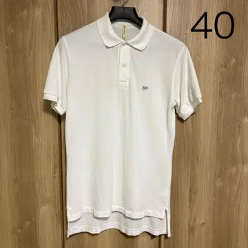 화이트 피케 셔츠 사이즈 40
