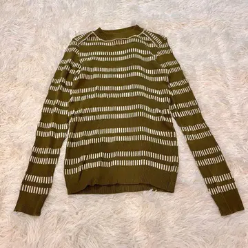 TODAYFUL Border Crewneck Tops 니트