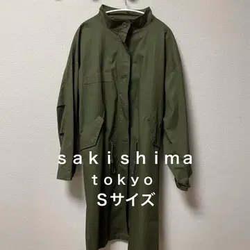 sakishimatokyo 올리브색 모즈 코트