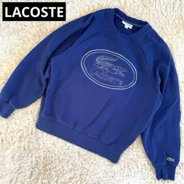 LACOSTE 라코스테 카노코 맨투맨 빅 로고 자수 원 포인트 M
