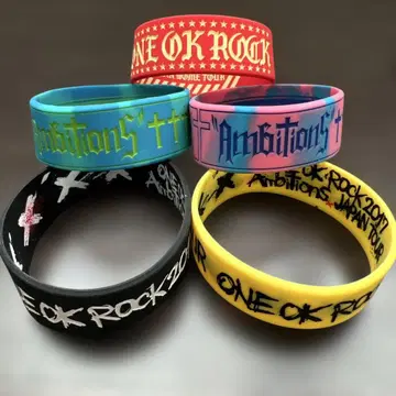 ONEOKROCK Ambitions 러버 밴드 5개 set