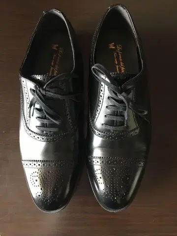 블랙 드레스 신발 25cm