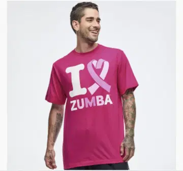 신상 ZUMBA 핑크 T셔츠