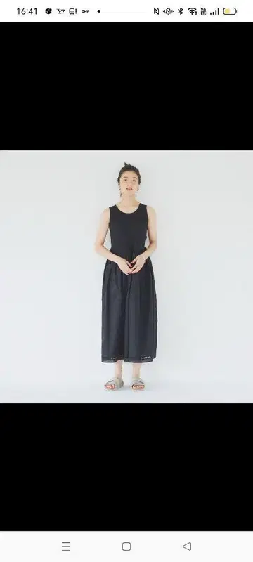 북유럽, 생활의 도구점 은은한 레이스 코튼 페치 원피스