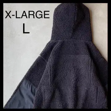 XLARGE 엑스라지 후드티 L 보아 블랙 오버 사이즈
