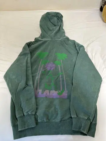 XLARGE 그린 후드티 L 사이즈