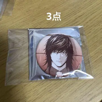 DEATHNOTE 트레이딩 캔뱃지 미카미 테루 마루이 팝업 3점