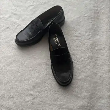 새상품급 HARUTA 하루타 로퍼 6550 천연 가죽 블랙 27cm