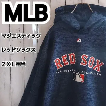 [ MLB ] 새상품급 마제스틱 레드삭스 후드티 XL 상당 네이비