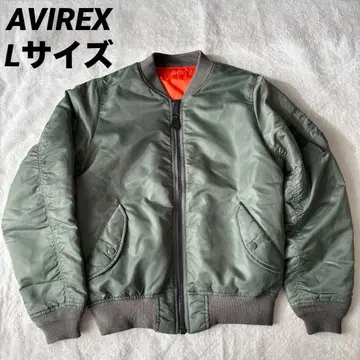AVIREX 아비렉스 MA-1 플라이트 자켓 카키 L 사이즈