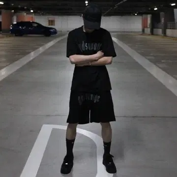 god savage 블랙 셋업 새상품