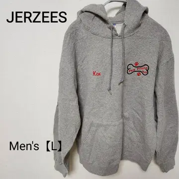 z28 [JERZEES] 자수 후드티 (남성용 L) 그레이