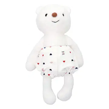 봉제 인형 스마일 간이 침대 베어
