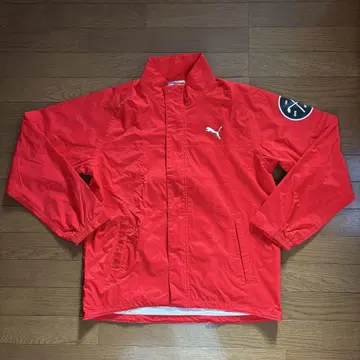Puma 빨간색 우비 풀 집업
