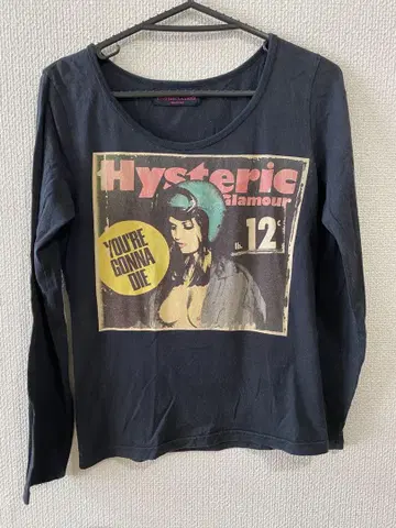HYSTERICGLAMOUR 초레어 히스걸 로고 치비t 90s y2k
