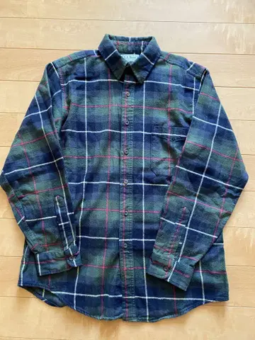 90s 미국제 LL bean 플란넬 셔츠 M