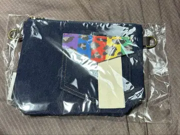 A코 데님 파우치 미사용 새상품