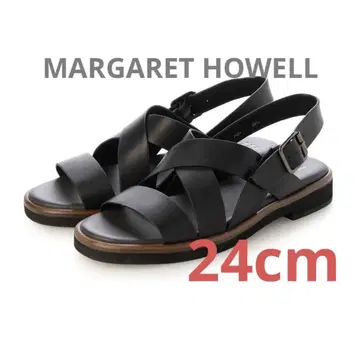 MARGARET HOWELL idea 백 스트랩 플랫 샌들