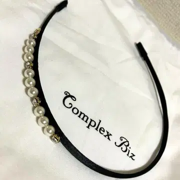 [새상품급] Complex Biz 라이트 쉘 펄 헤어밴드 블랙