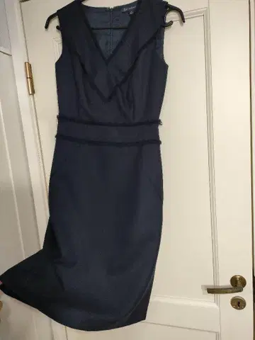 새상품급 Brooks Brothers 브룩스브라더스 원피스 S 네이비