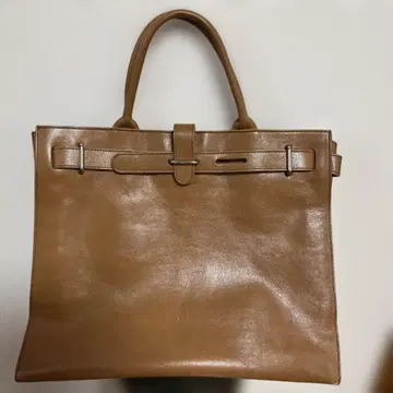 Furla 브라운 가죽 토트백