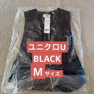 [ 미사용 새상품 ] 유니클로 U 유틸리티 베스트 BLACK M 사이즈