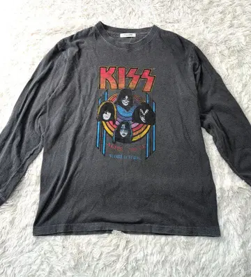 FREAK'S STORE 티셔츠 KISS 락밴드 긴팔