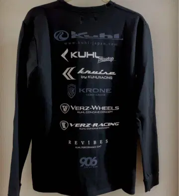 Kuhl Racing Japan 롱 슬리브 티셔츠 L 블랙