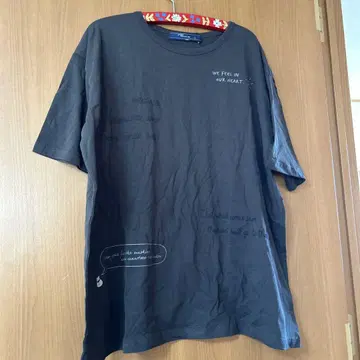 새상품, 미사용품 D.S. CLUB 프린트T셔츠 LARGE 블랙
