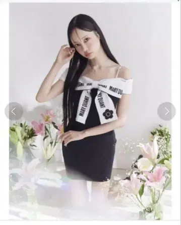 EATME x MARY QUANT 리본 디자인 원피스
