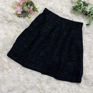 PEYTON PLACE 페 플레이 사다리꼴 스커트 플레어 스커트 블랙 L